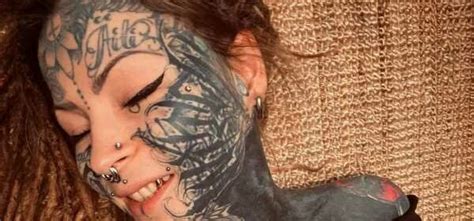 Tattooed Mum Wows Fans With Cheeky Pose As She Flaunts Inkings In Mesh