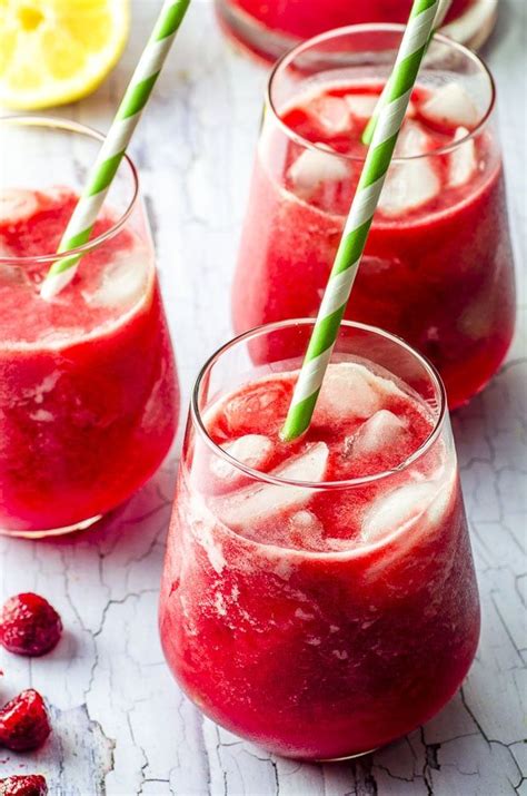 Date Sweetened Raspberry Lemonade Recipe Raspberry Lemonade