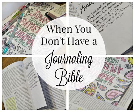 Catholic Bible Journaling The Littlest Way