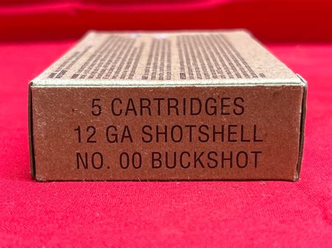 Winchester 12ga 00 Buckshot Shotgun Shells 5 Rounds Brand New