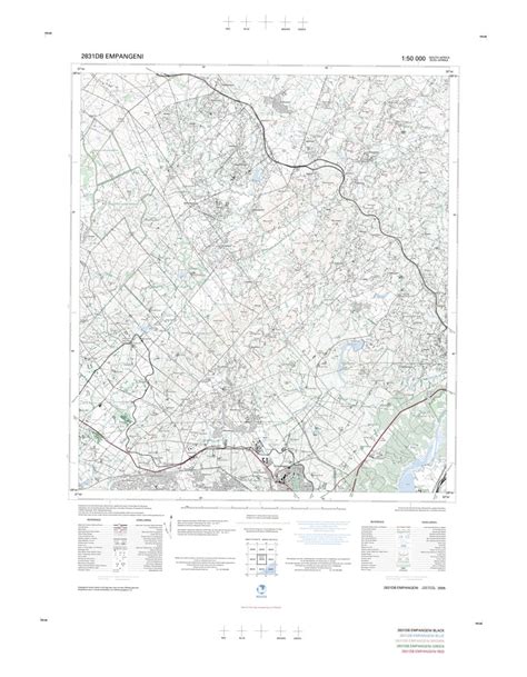 2831db Empangeni Map By Chief Directorate National Geo Spatial