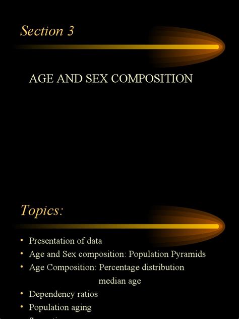 Age Sex Structure Pdf Environmental Social Science