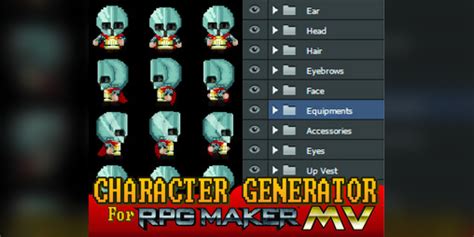 Character Generator For Rpg Maker Mv And Mz By Clockwork Raven