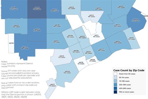 Detroit Releases Zip Code Map Of Coronavirus Cases