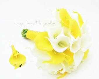 Items Similar To Wedding Flower Package Real Touch Callas Bridal