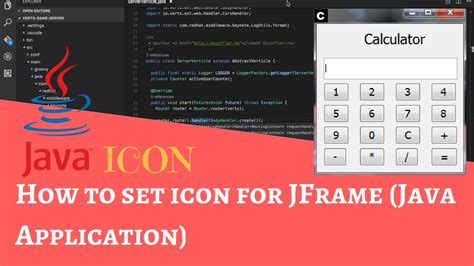 How To Set Icon For JFrame Java Application YouTube