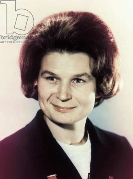 Image Of Soviet Cosmonaut Valentina Tereshkova The First Woman In