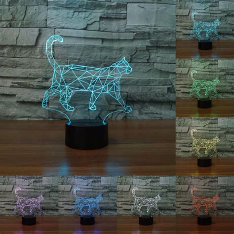 Hunter x hunter led rgb lamp. Cat 3D Illusion LED Lamp #anime #comic #animelover # ...
