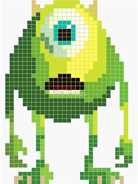 Monsters Inc Logo Pixel Art Pixel Art Monsters Inc Logo Monsters Inc Images And Photos Finder