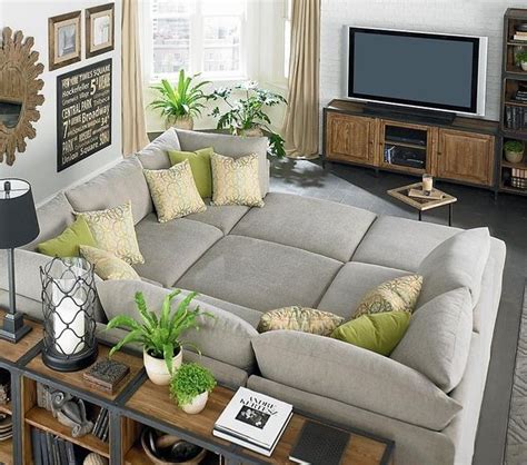 Gigantic Sectional Sofas Beckham Pit Sectional