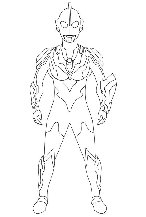Learn How To Draw Ultraman Xenon Ultraman Step By Step Drawing