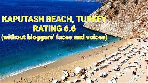 kaputash beach kaputaş plaji kalkan antalya turkey beach rating 6 6 out of 10 points
