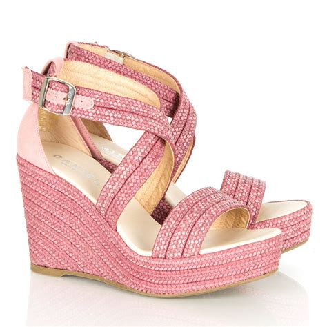 Daniel Alluring Womens Dusky Pink Wedge Sandal Pink Wedge Sandals