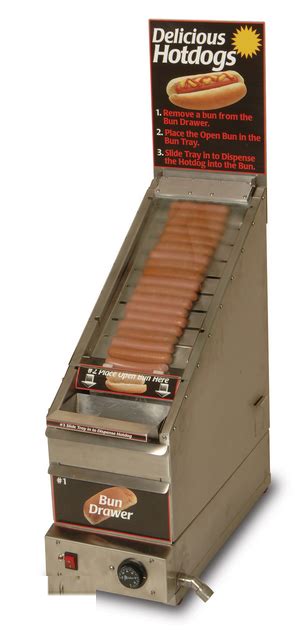 Commercial Hot Dog Roller Hot Dog Dispenser Usa Equipment Direct