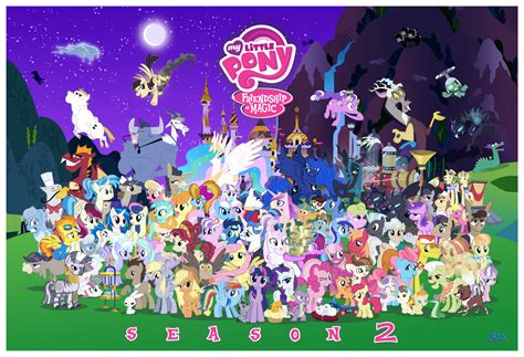Mlp Fim S2 Character Cluster Fun Update 1 By Blue Paint Sea On Deviantart