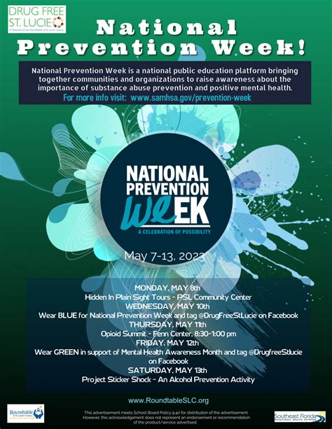 National Prevention Week Roundtable Slc