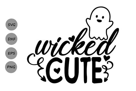 Wicked Cute Svg Halloween Svg Spooky Svg Kids Halloween 354591