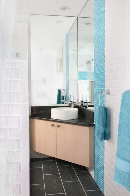 Corner Sink Modern Powder Room By Topnotch Design Studio 1000