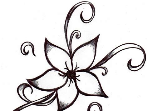 Small Simple Flower Tattoo Designs Simple Flower Tattoo Flower