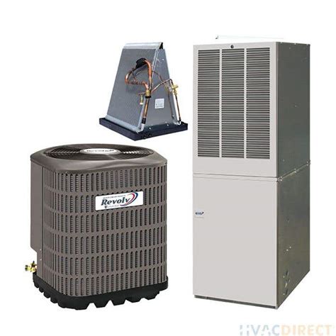 Revolv 2 Ton 14 Seer 15kw Mobile Home Heat Pump And Electric Furnace With