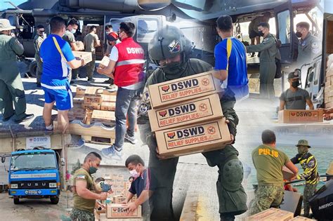 dswd private partners work together to assist typhoon odette affected families department of
