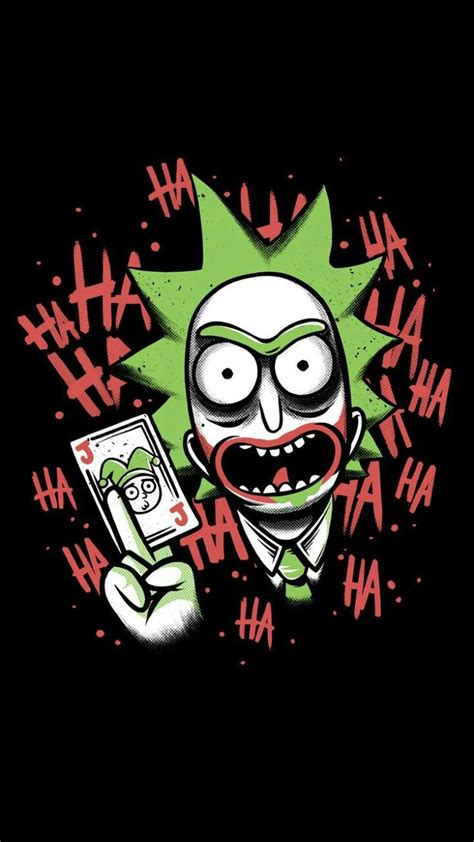 Tumblr wallpapers rick and morty wallpapers for iphone tumblr aesthetic lv louis vuitt iphone pin by julieanna g on cute dope wallpapers supreme wallpaper hypebeast wallpaper. 《Rick Sanchez as Joker》 | Wallpaper de desenhos animados ...