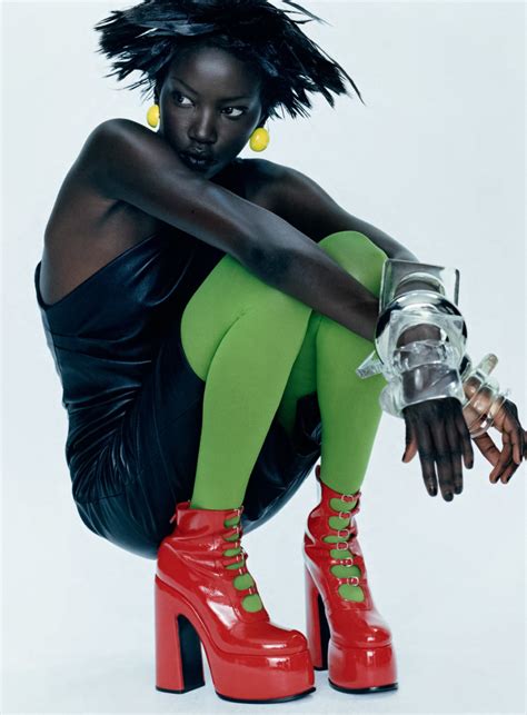 Anok Yai In Spell It Out For British Vogue December Pearch