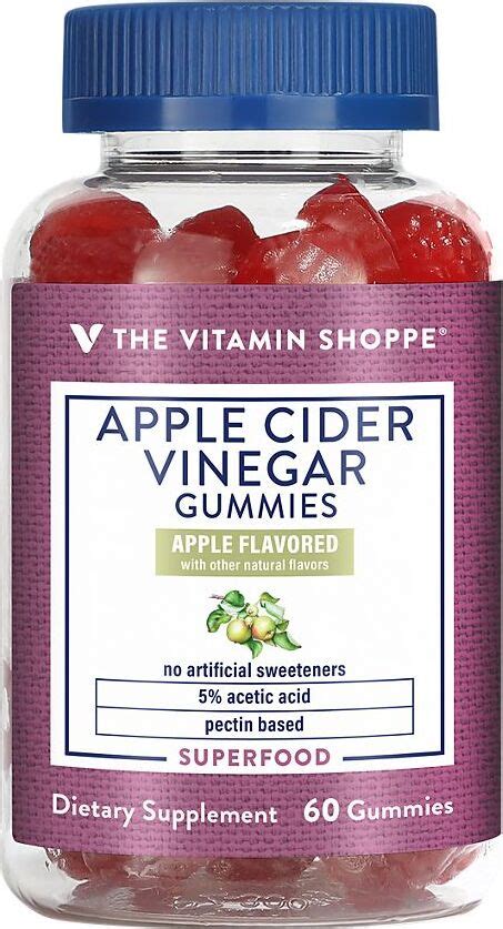 The Vitamin Shoppe Apple Cider Vinegar Gummies Priceplow