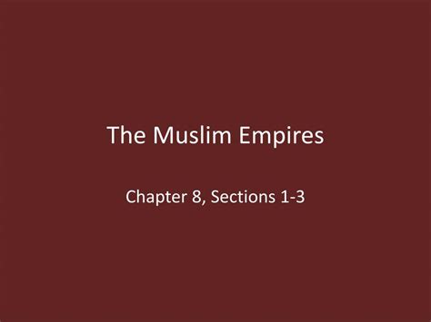 Ppt The Muslim Empires Powerpoint Presentation Free Download Id