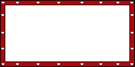 Red heart frame border - Photopublicdomain.com