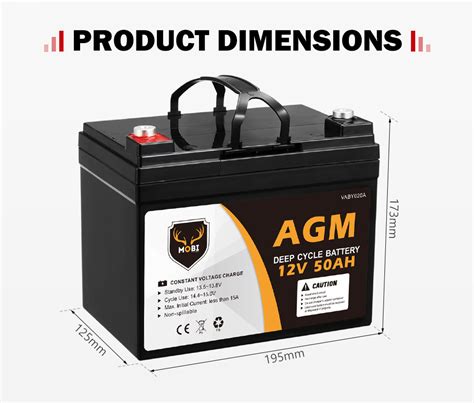 12v 50ah Agm Battery