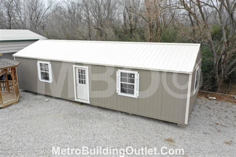 16x40 Utility Cabin Portable Storage Buildings Built In Storage