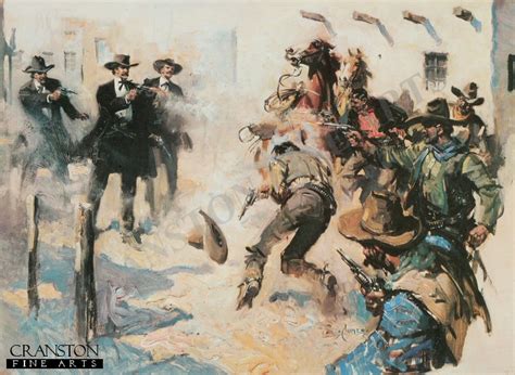Terence Cuneo Gunfight At The O K Corral