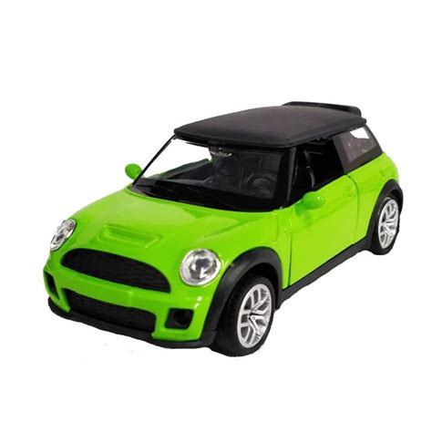 Toys And Hobbies N Scale Vehicle Lime Green Car Mini Cooper