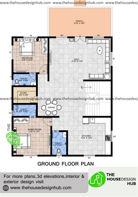 Bhk Duplex House Plan In X Ft Plot Duplex House Plans Bungalow My XXX Hot Girl