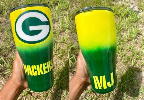 Shop green bay packers cups & glasses at fansedge. Green Bay Packers Tumbler | Etsy in 2020 | Green bay ...