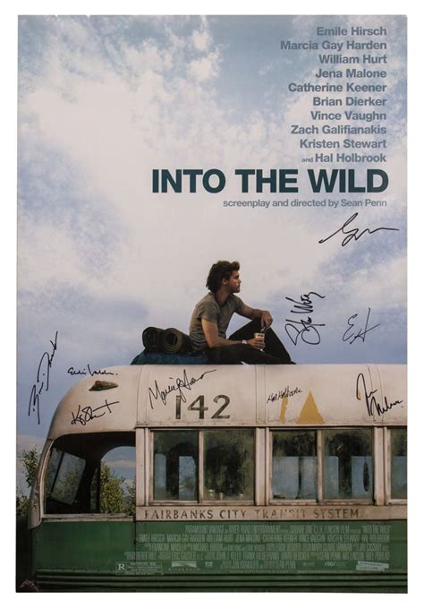 Into The Wild Signed Poster
