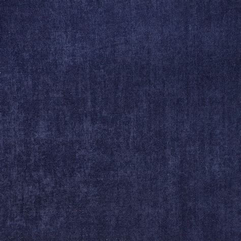 Navy Blue Smooth Polyester Velvet Upholstery Fabric By The Yard