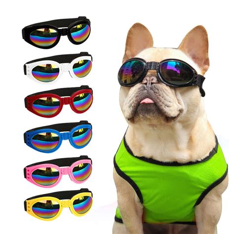 Foldable Dog Goggles Eye Wear Protection Waterproof Pet Uv Sunglasses