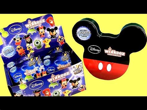 Disney Wikkeez Blind Bags Surprise Mickey Mouse Wikkeez Tin Case