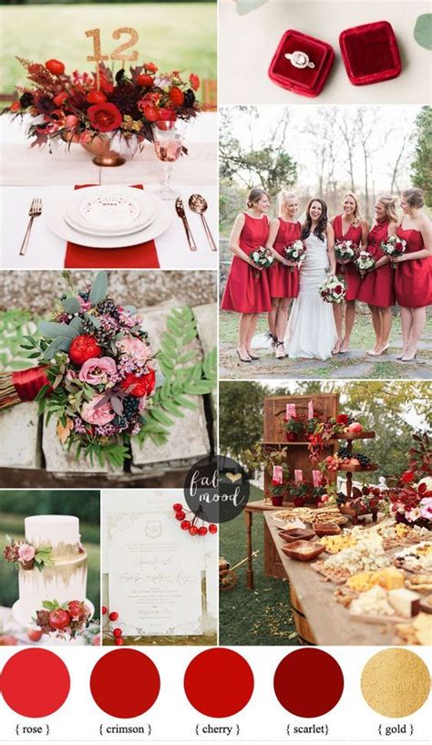 Red Wedding Theme For Classic Brides Red Wedding Decorations Red