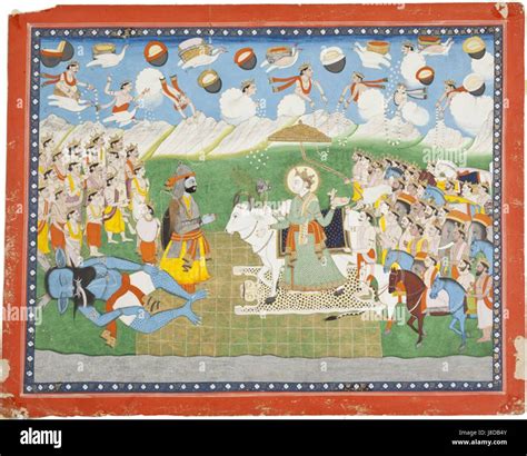Mahabharata Illustration Hi Res Stock Photography And Images Alamy