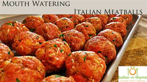 mouth watering italian meatballs with a twist youtube