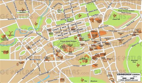 Mapas de Edimburgo - Escócia | MapasBlog