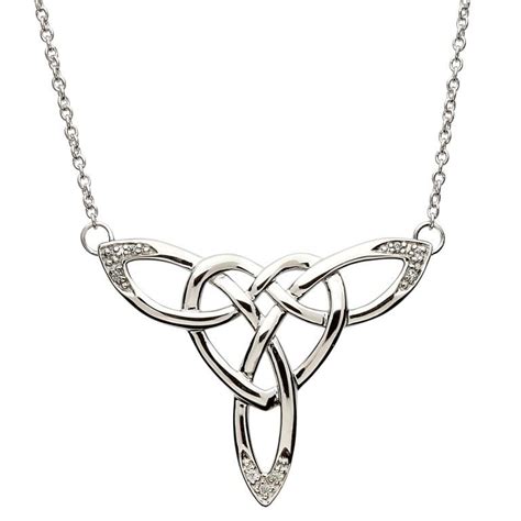Celtic Knot Silver Necklace Celtic Necklaces And Pendants Rings From