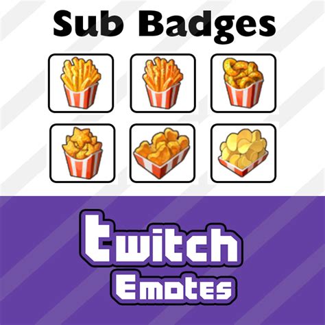 Purchase & download your emote design (you can either buy the individual design or get an you simply choose the elements you want for your twitch emote, customize the colors, and download. Fast Food Pre-Made Sub Badges #35 - Custom Twitch Emotes
