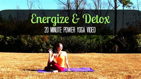 20 Minute Energizing Detox Power Yoga Youtube