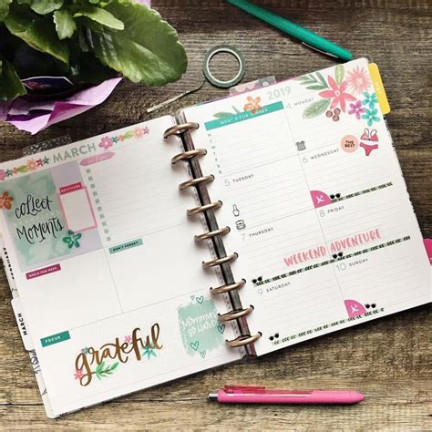 Printable Happy Planner Layout