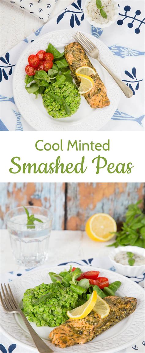 This Easy Side Of Smashed Cucumber And Minted Peas Is Perfect For