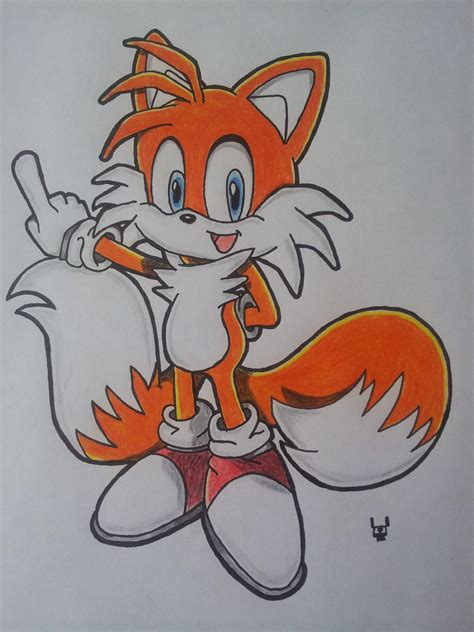 Generic Tails Drawing By Cjegglishaw On Deviantart